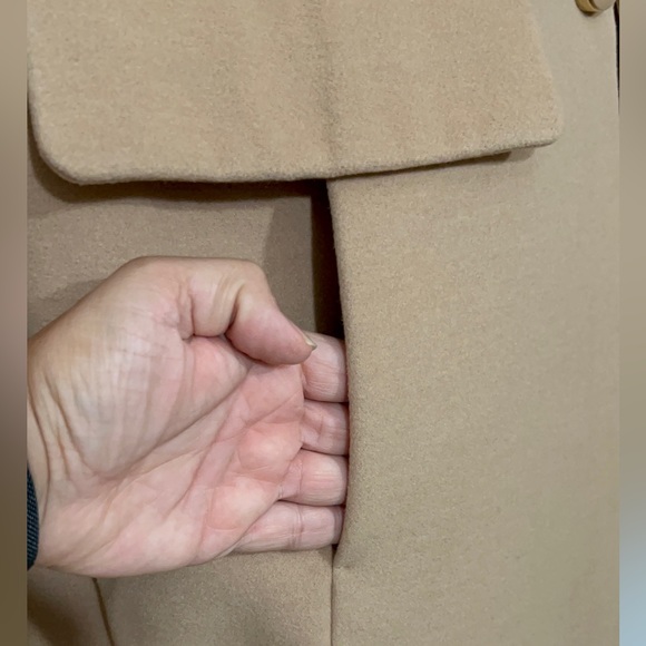 Susan Graver Faux Wool Coat Fully Lined - Picture 4 of 11